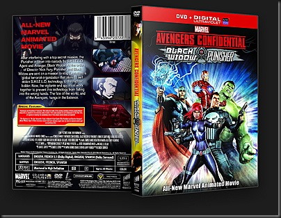 Avengers Confidential Black Widow and Punisher (2014) DVD Cover